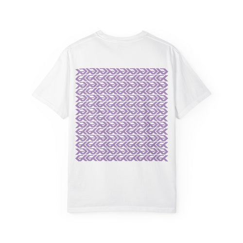 Graphic T-Shirt — Lavender Arrow Repeat Chest & Back Print
