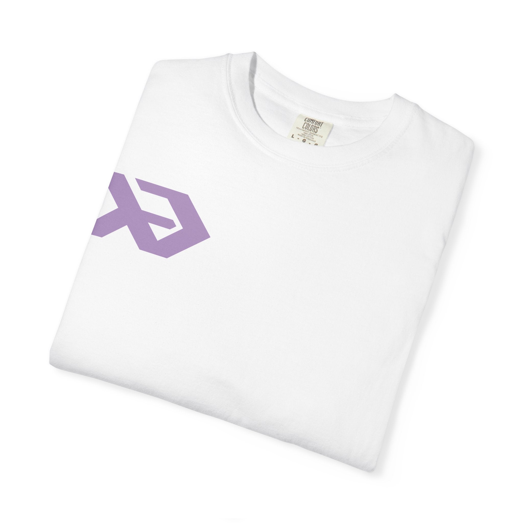 Graphic T-Shirt — Lavender Arrow Repeat Chest & Back Print
